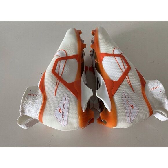 Nike‎ Football Cleats Alpha Menace Elite 3 White Orange  DM1792-104 Men’s Sz 14 main image 5